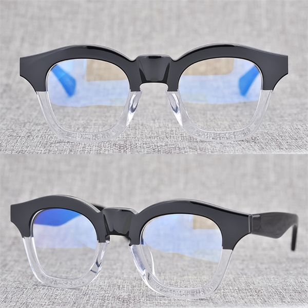 

eyeglasses online 75% off on the mask manual plate frame glasses irregular frame thick british fashion, White;black