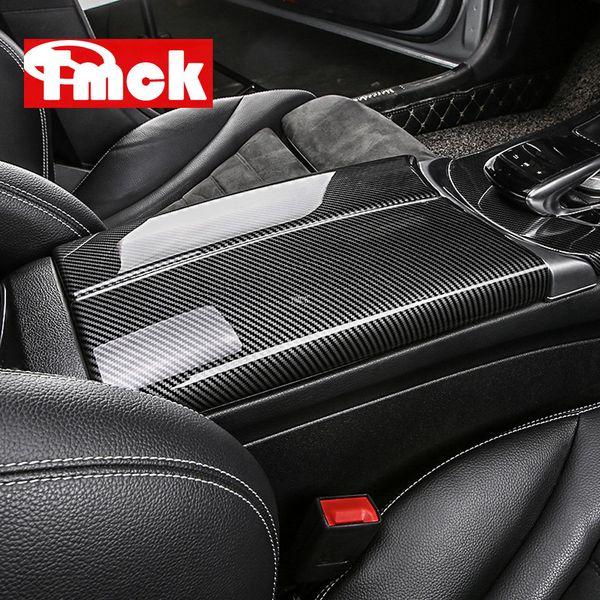 

for mercedes benz e class w213 c class w205 glc x253 car center console tidying armrest box panel trim cover sticker accessories