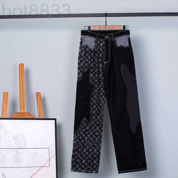 

men's pants designer 22ss letter printed t shirts tee sweatshirt fashion high street short sleeves summer casual t-shirt breathable men, Black