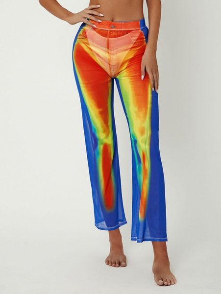 

sxy allover print cover up m3l5#, White;black