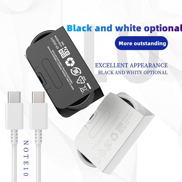 

pd quick charge 3a cables 1.2m usb type-c to type-c fast charging cable for samsung note 10 galaxy 10 25w fast charging cable