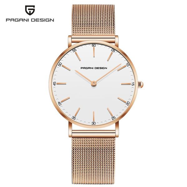 

pagani design 2022 new women watch casual fashion quartz watch brand waterproof sports, Slivery;brown