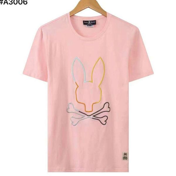 

2022 rabbit tshirts bunny designer tee short sleeve spring summer letter tees fashion casual t shirts women designers couple clothes pattern, White;black