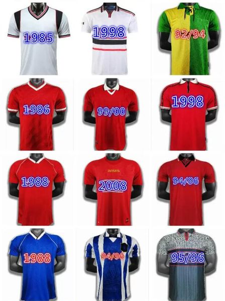 

robson hughes mcclair retro ronaldo 1990 1992 united away football shirts 90 92 vintage soccer jerseys man utd camiseta sharpe paul ince, Black