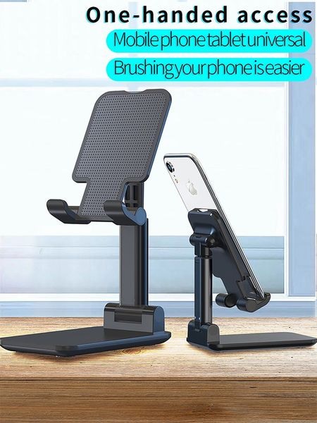 

luxury designer foldable tablet mobile phone deskholders stand for ipad iphone samsung desk holder adjustable desk bracket smartphone