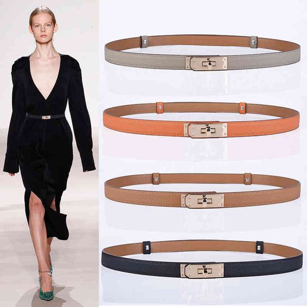 

belts fashion accessories belt women's calf simple black orange 265r, Black;brown