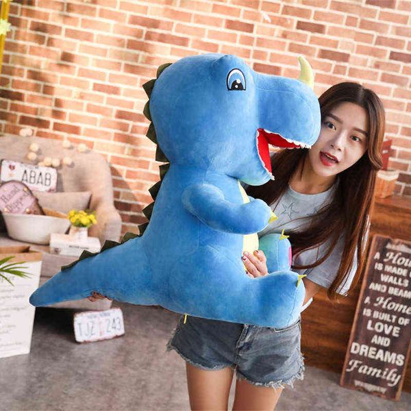 1Pc 6095Cm Dinosauro divertente Giocattoli di peluche per bambini Cartone animato Unicorno Carino Bambole giocattolo di peluche per bambini Ragazzi Regalo di compleanno J220729