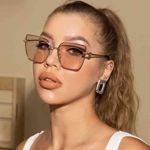 

gg designer cycle luxurious fashion cc sunglasses womans mens new fashion cat's eye large frame european american trend metal net red, White;black