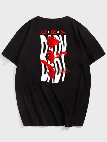 

romwe guys skull graphic tee w3wz#, White;black