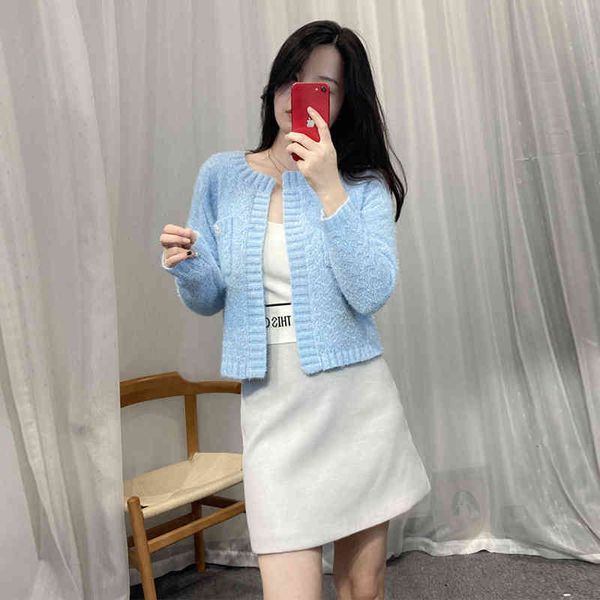 

women's sweaters fadan  home early autumn style small fragrance pearl button knitted cardigan sequin french sweater short coat women, White;black