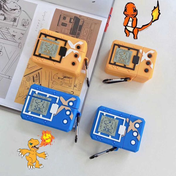 

airpods 1 2 3 pro case apple wireless headset case, apple airplads 1 2 3 pro digivice digivite digital monsters agumon headset case, evoluti