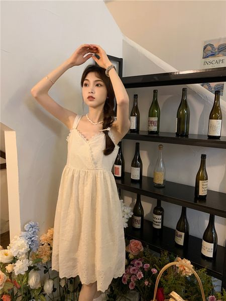 

casual dresses white floral spaghetti strap women female high-waisted dress chic slim summer mini vestidos, Black;gray