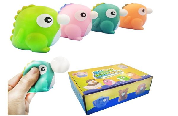 Multi Design Novità Giochi Giocattoli Decompressione Spremere Anatra Uccelli Unicorno Divertimento Rilascio Pressione TPR Giocattolo Per bambini e Adulti 7 * 6CM 66g