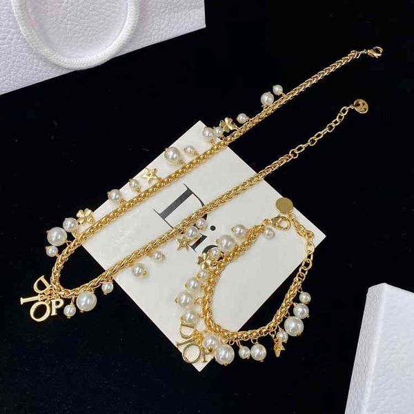 

2022 factory wholesale new dijia pearl necklace simple star accessories, Black