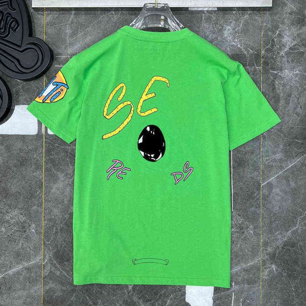 

fashion classic mens ch t shirts sanskrit letter t-shirt horseshoe cross pattern tshirts designers hip hop sweater woman summer ie02, White;black