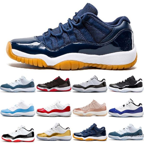

2022 wholesale low basketball shoes men 11s navy snakeskin gum closing ceremony white bred rose gold varsity red infrared concord outdoor