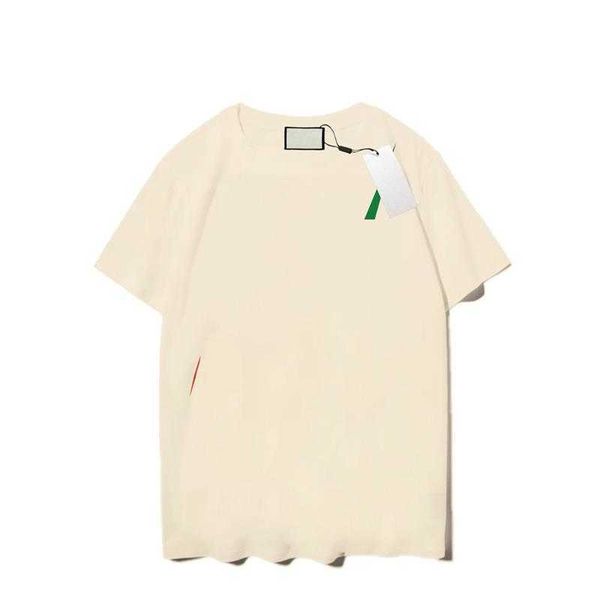 

mens t-shirts 2022 summer embroidered cotton custom clothing r t shirt women's luxury hip hop outdoor couples short, White;black