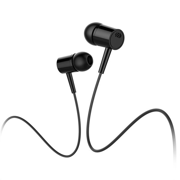 HiFi-Kopfhörer mit Kabel, In-Ear-Kopfhörer, Fernbedienung, Stereo, 3,5 mm, Headset-Ohrhörer, Musik-Kopfhörer, Sportkopfhörer für iPhone, Samsung, Huawei, LG, alle Smartphones