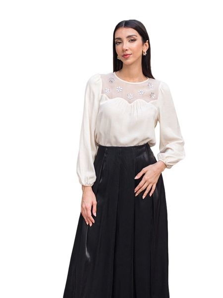 

motf premium viscose rhinestone i7la#, White