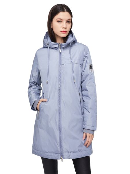 

gasman patched detail drawstring hooded winter coat 69qg#, Black