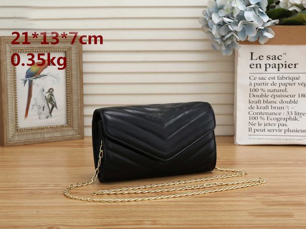 

2022 woman bag handbag purse original box genuine leather women messenger cross body chain fashion