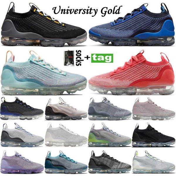 

2023 cushion knit og fly 5.0 mens running shoes university gold game royal light dew bold blue obsidian oreo designer sports jogging walking