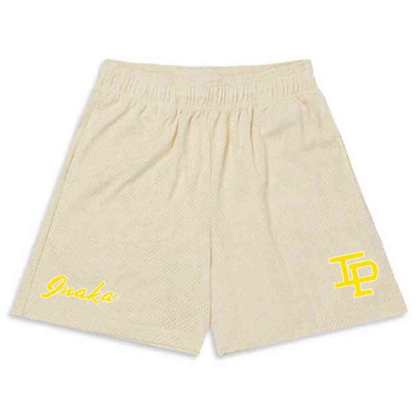 

fashion inaka power men's shorts classic mesh breathable casual bottoms gym loose men eric emmanuel basic sports pants women ee beach s, White;black