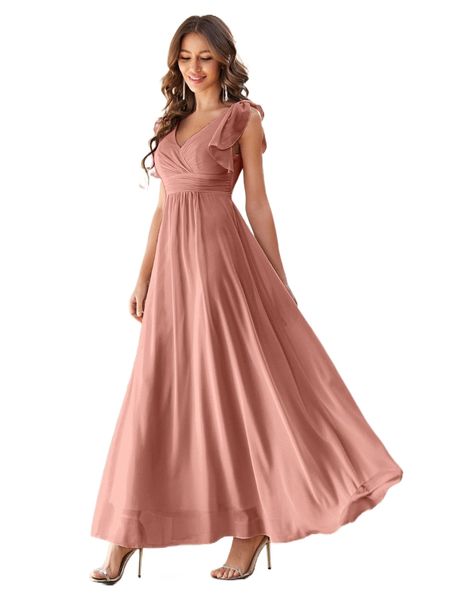 

surplice front butterfly sleeve chiffon prom dress 55sa#, Black;gray