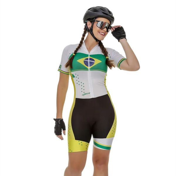 

lynce macaquinho brasil canada united kingdom cycling monkey triathlon jumpsuit feminino breathable macaquinho ciclismo, Black;red