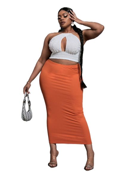 

sxy plus cut out tie back cami i0nl#, Black