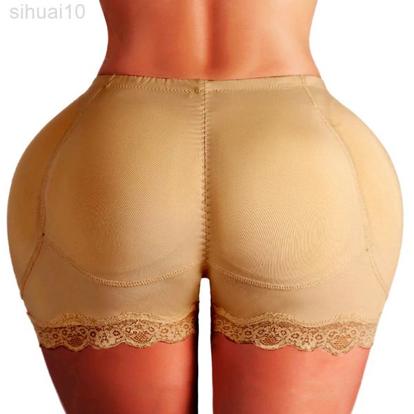 Big Ass Hip Enhancer Gepolstertes Höschenkleid Body Shaper Taille Trainer Booty Gesäß Sexy Butt Lifter Bauch Steuer Höschen Shapewear L220802