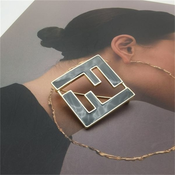 

86% off factory shopdouble fashion high sense durable personality simple brooch clothing suit versatile women 34, Gray