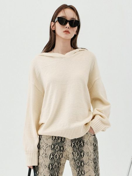 

dazy solid drop shoulder hooded sweater c08x#, White;black