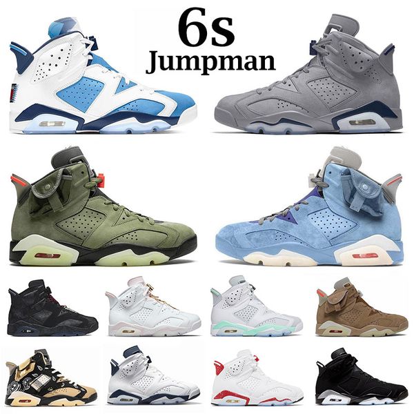 

basketball shoes jumpman 6 6s vi mens womens designer red oreo georgetcown metallic silver denim singles day sports sneakers trainers size 3