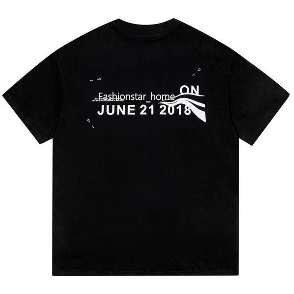

22ss new italy trend june 21 2018 letters printed tee classic fashion street man women high end designer t-shirt casual simple summer limite, White;black