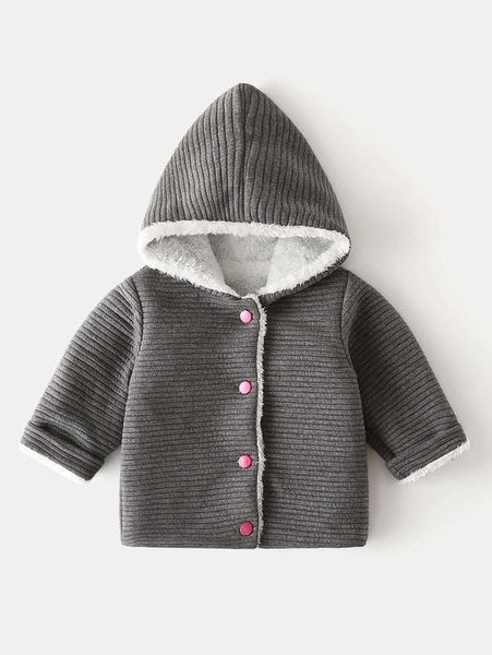 

toddler boys teddy lined hooded corduroy coat she, Blue;gray