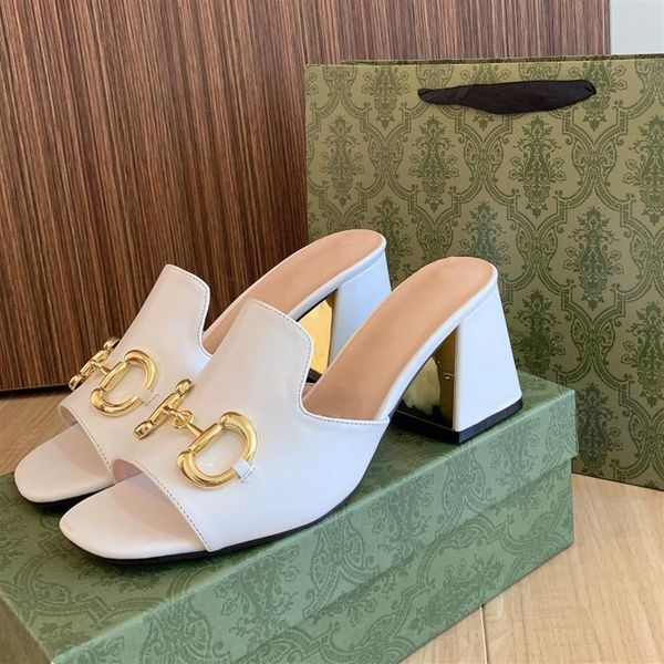 

designer g womens high heels sandals slippers slide luxury flat flip flops platform jelly embroidery rubber leather women shoes dr273i, Black