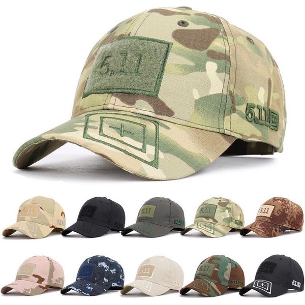 Ballkappen 2022 Herren Camouflage Baseballmütze Taktische Wandern Trucker Hut Militär Armee Camo Dschungel Jagd Hüte Sport Snapback