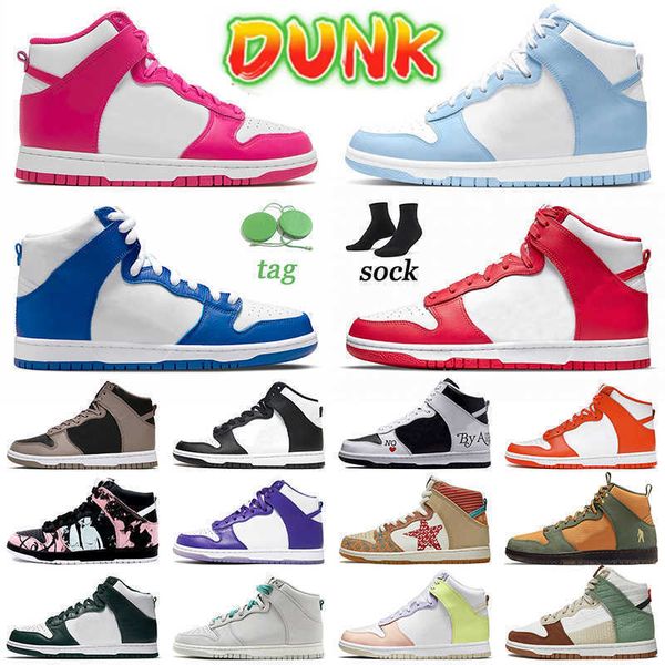 

sb high og designer sneakers casual shoes kentucky university red panda sports pink prime men women trainers lx toasty syracuse sup, Black