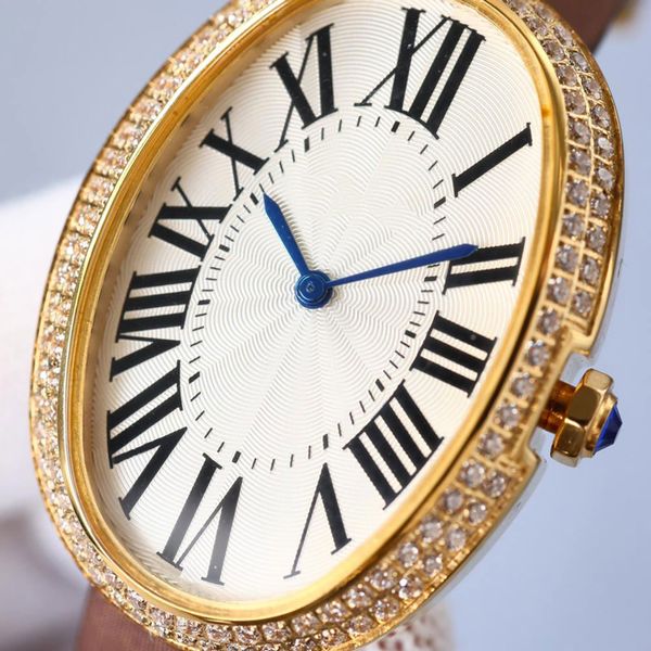 

women watch automatic mechanical lady watches 38x27 mm montre de luxe business sapphire wristwatches 904l stainless steel, Slivery;brown