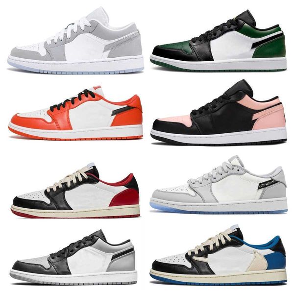 

men women 1s low basketball shoes black 1 ts x fragment jumpman light smoke grey crimson tint unc first coach bred green toe starfish