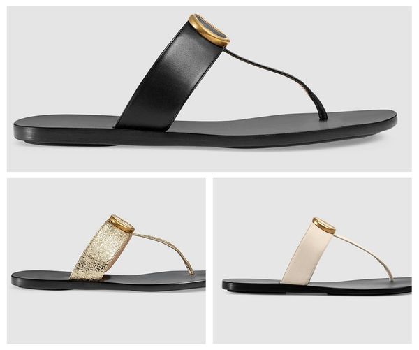 

italy designer slipper luxury man women sandal brand slide man woman slippers lady slides flip flop by dq01 014, Black