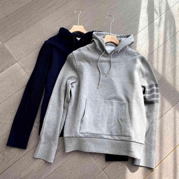 

women's hoodies sweatshirts tb four bar hoodie pure original, Black