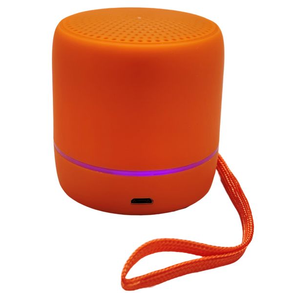 Mini altoparlante wireless Bluetooth Macaron Colore Moda Sport all'aria aperta Piccoli altoparlanti Audio portatile Ricarica USB con cordino per scatola al dettaglio