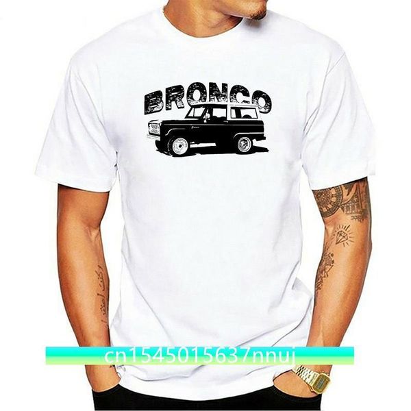 

summer men fashion bronco custom retro screen printed t shirt 220702, White;black