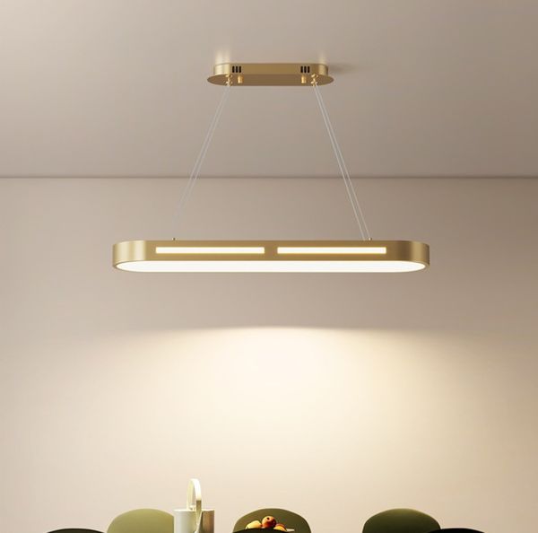 Esszimmer Kronleuchter Moderne Minimalistische Led-streifen Büro Lampe Kreative Persönlichkeit Licht Luxus Bar Tisch Lampen