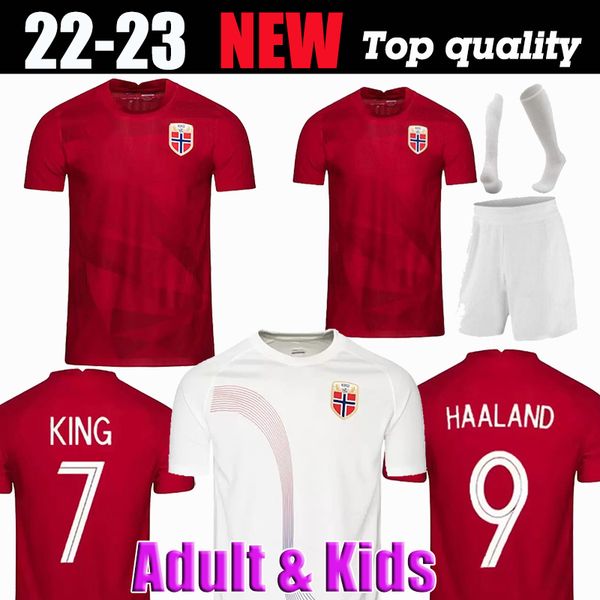 

22 23 norwegen soccer jersey 2021 2022 noruega odegaard berge king camisetas de futbol national team football uniforms thailand, Black;yellow