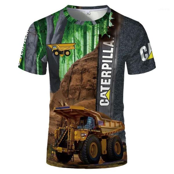 Herren T-Shirts 3D-gedrucktes T-Shirt Männliches lustiges Avatar-Sommerhemd Schwarz Polyes Mode Kurzarm