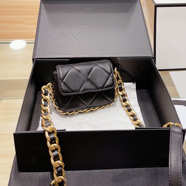 

2022 classic flap square bags matelasse chain cross body shoulder wholesale clutch mini cosmetic purse quilted famous luxury designer tiny/m
