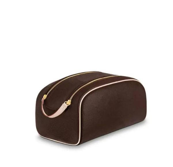

mens toilet bags designer cosmetic case large capacity waterproof double zipper toiletry bag womens beauty wash bag luxury makeup handbag aa